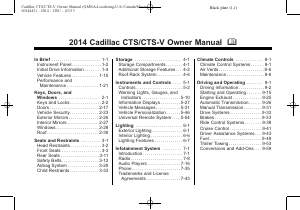 Manual Cadillac CTS-V Wagon (2014)