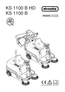 Bedienungsanleitung Cleanfix KS 1100 B Kehrmaschine