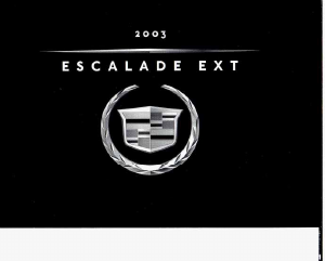 Manual Cadillac Escalade EXT (2003)