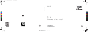 Manual Cadillac XTS (2017)