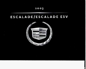 Manual Cadillac Escalade (2003)