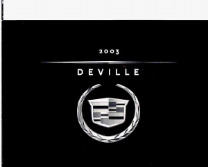 Manual Cadillac DeVille (2003)