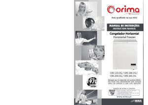 Manual Orima ORS 295 DG Congelador