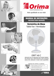 Manual de uso Orima ORTF 40 C Ventilador