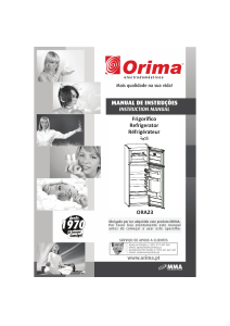 Handleiding Orima ORA 23 Koel-vries combinatie