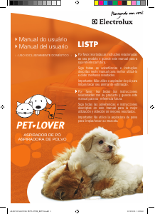 Manual de uso Electrolux LISTP Pet Lover Aspirador