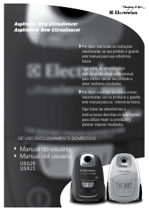 Manual de uso Electrolux USG20 UltraSilencer Aspirador
