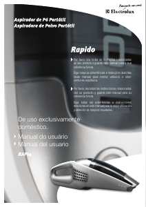 Manual de uso Electrolux RAPI4 Aspirador de mano