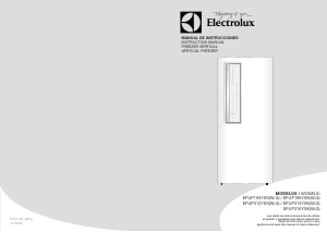 Manual de uso Electrolux EFUP193YSKG Congelador