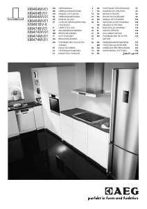 Manuale AEG X86474MV01 Cappa da cucina