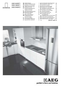 Manuale AEG X69136MP1 Cappa da cucina