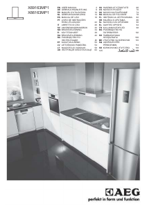 Manuale AEG X69163MP1 Cappa da cucina