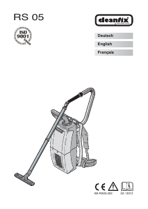 Manual Cleanfix RS 05 Vacuum Cleaner