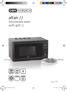 Manual OBH Nordica Altair Microwave