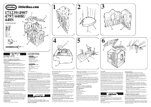 説明書 Little Tikes 440R Country Cottage プレイハウス