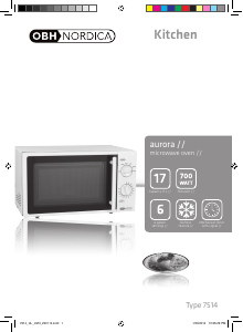 Manual OBH Nordica Aurora Microwave