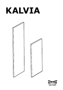 Посібник IKEA KALVIA Двері для стінної шафи