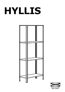 Brugsanvisning IKEA HYLLIS Skab