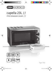 Manual OBH Nordica Capella Microwave