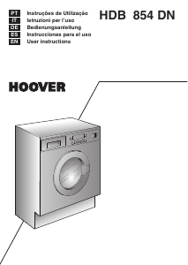 Bedienungsanleitung Hoover HDB 854DN/1-S Waschtrockner