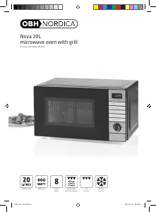 Manual OBH Nordica Nova Microwave