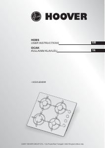 Manual Hoover HGVL6040W Hob