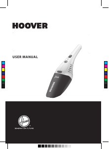 Manual Hoover SJ4000DWB/1 001 Handheld Vacuum