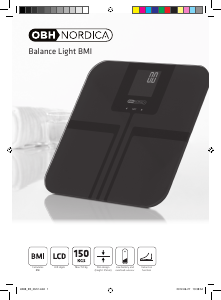 Käyttöohje OBH Nordica Balance Light BMI Henkilövaaka