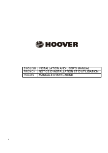 Mode d’emploi Hoover HBVS685TX Hotte aspirante