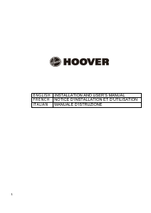 Mode d’emploi Hoover HDSV685W Hotte aspirante