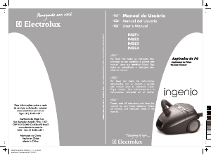 Manual de uso Electrolux INGE1 Ingenio Aspirador