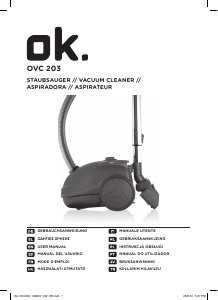 Manual OK OVC 203 Vacuum Cleaner