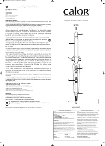 Handleiding Calor CF2112C0 Krultang