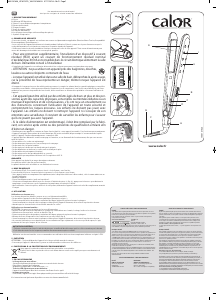 Mode d’emploi Calor SF4012C0 Lisseur