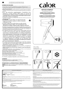 Mode d’emploi Calor CV1612C0 Sèche-cheveux