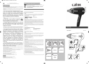 Handleiding Calor CV3812C0 Haardroger