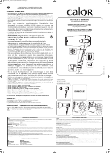 Mode d’emploi Calor CV5372C0 Sèche-cheveux