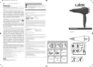 Bedienungsanleitung Calor CV7812C0 Haartrockner