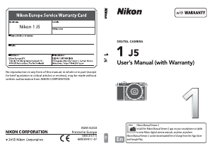 Manual Nikon 1 J5 Digital Camera