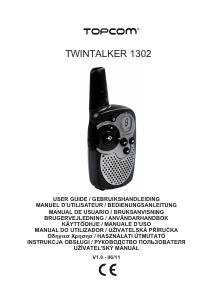 Használati útmutató Topcom Twintalker 1302 Kézi adóvevő