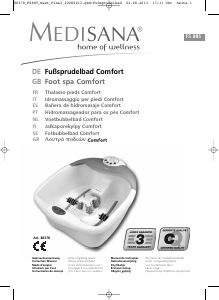 Manual Medisana FS 885 Foot Bath