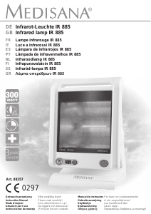 Manual Medisana IR 885 Lâmpada de infravermelhos