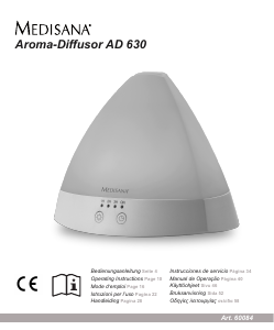 Manuale Medisana AD 630 Diffusore di aromi