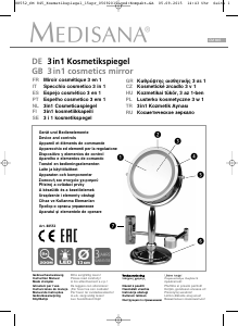 Manuale Medisana CM 845 Specchio