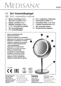 Manual Medisana CM 840 Espelho