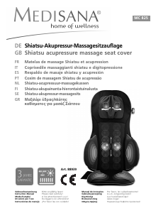Bruksanvisning Medisana MC 825 Massageapparat