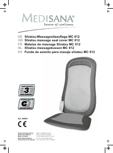 Mode d’emploi Medisana MC 812 Appareil de massage