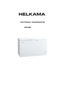 Käyttöohje Helkama HPS429 Pakastin