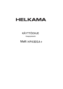 Käyttöohje Helkama HPK80SA+ Pakastin