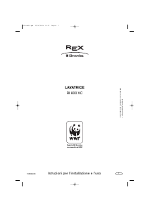 Manuale Electrolux-Rex RI800XC Lavatrice